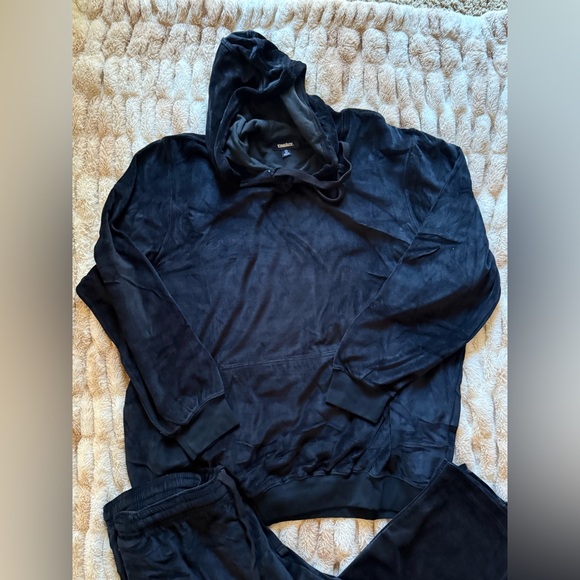 NEW King Size 2XL Big Men’s Velour Sweatsuit - Picture 5 of 6